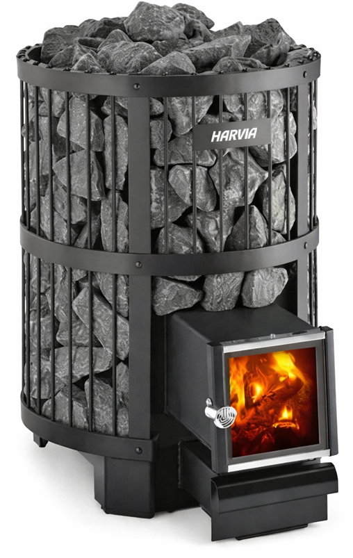 SAUNA WOODBURNING STOVE HARVIA LEGEND 240 SL BimSchV2 BLACK, WKLE20SLM10