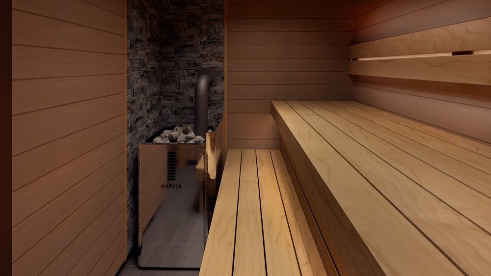 SAUNA WOODBURNING STOVE HARVIA 36 DUO