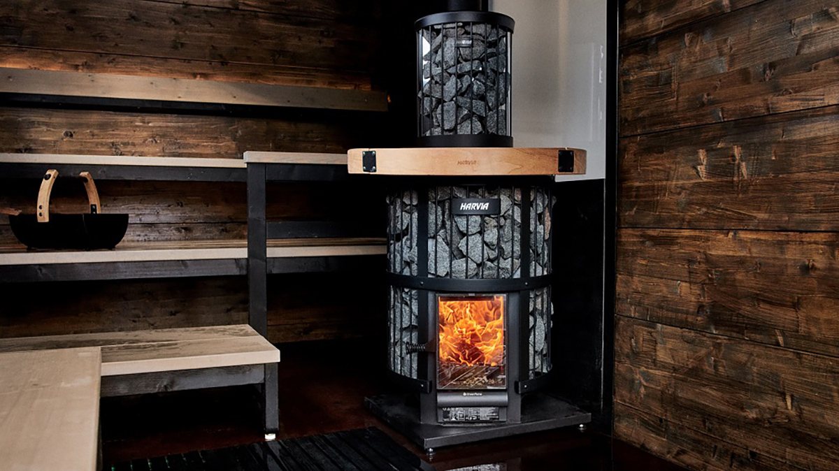 SAUNA Woodburning Stove Harvia Legend 240 «GreenFlame», WKLE20GM