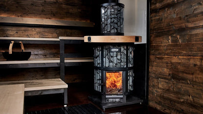 SAUNA WOODBURNING STOVE HARVIA LEGEND 240 «GREENFLAME», WKLE20GM