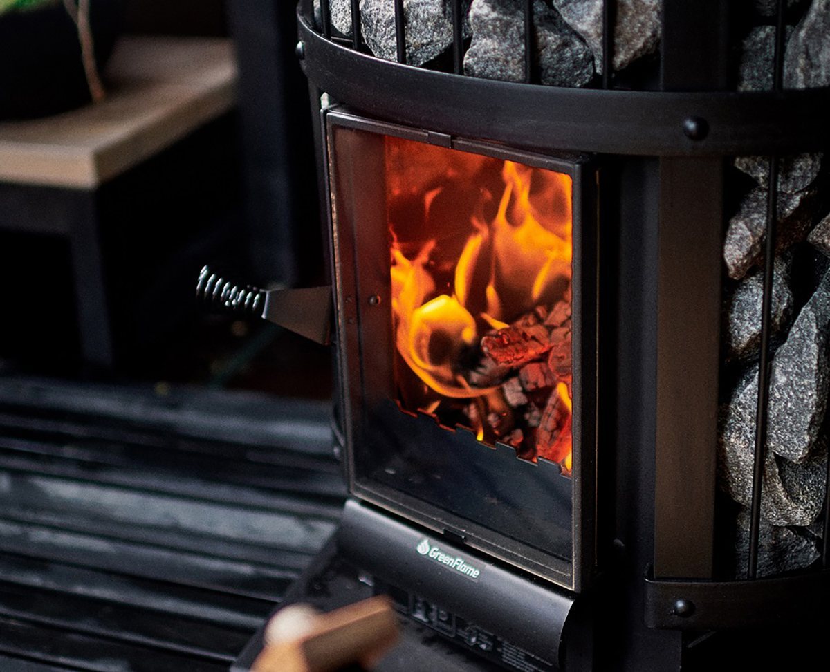 SAUNA WOODBURNING STOVE HARVIA LEGEND 240 «GREENFLAME», WKLE20GM