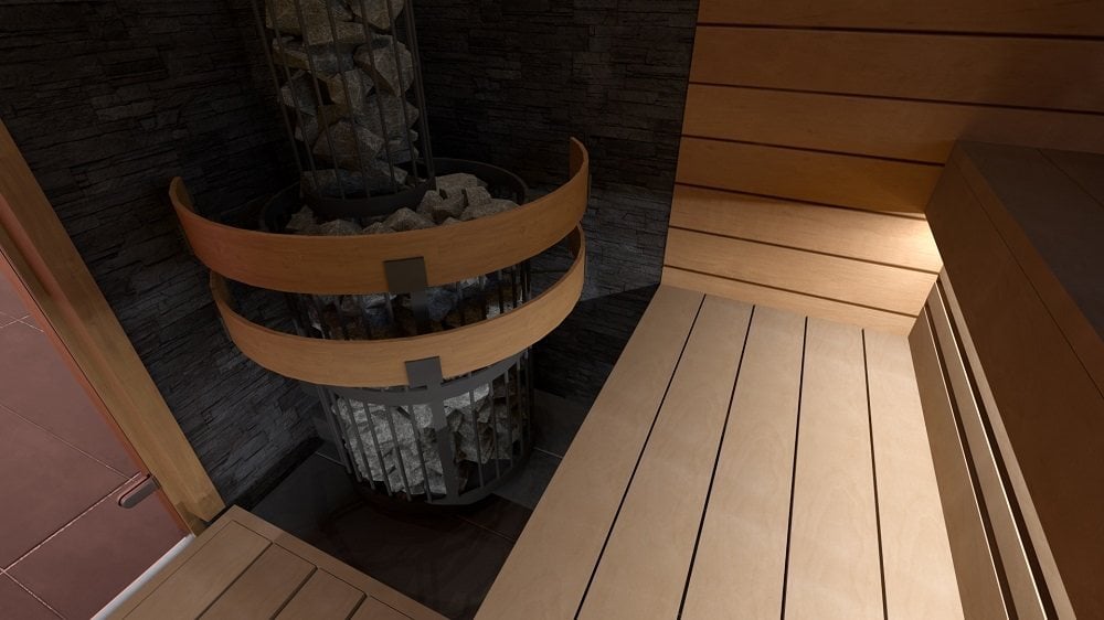 SAUNA WOODBURNING STOVE HARVIA LEGEND 240 DUO