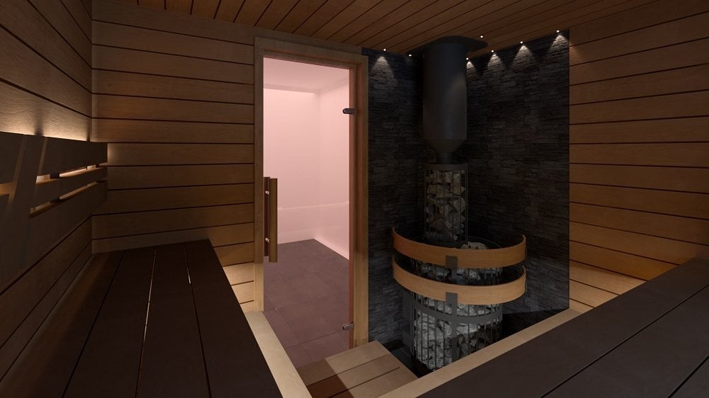 SAUNA WOODBURNING STOVE HARVIA LEGEND 240 DUO