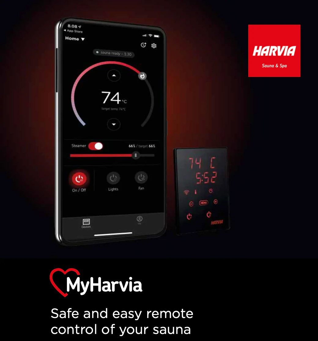 HARVIA HGX45 HELIX WIFI SET STANDARD V2, 4,5kW