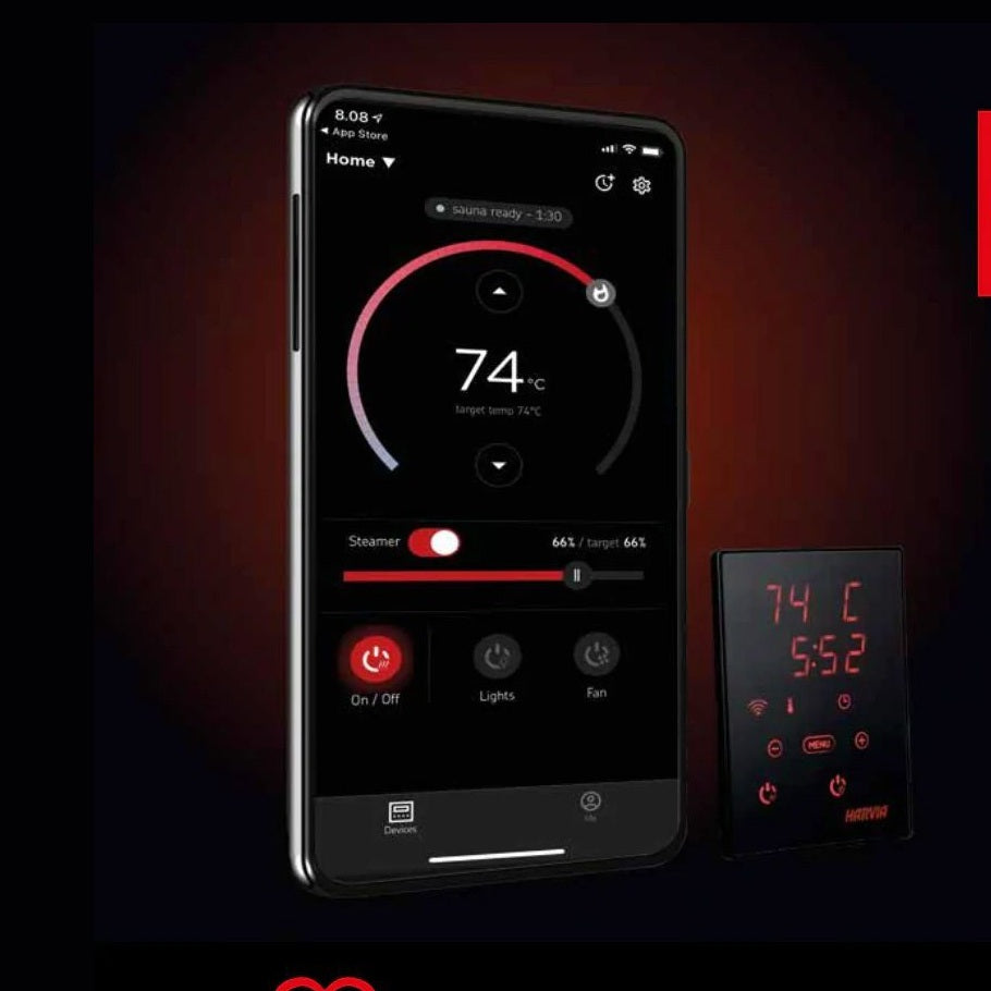Harvia HGX45 Helix WiFi set standard V1, 4.5kW