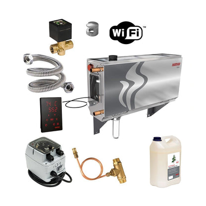 Harvia HGX45 Helix WiFi set standard V1, 4.5kW by Harvia - The Warm Living UK