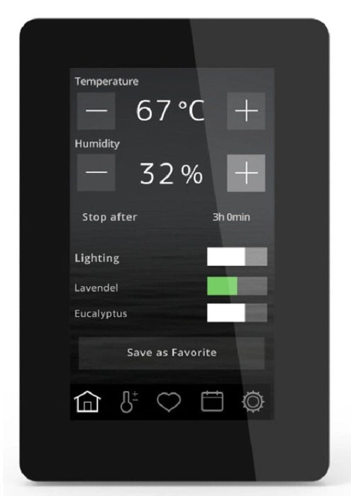 HELO Elite Free sauna control panel