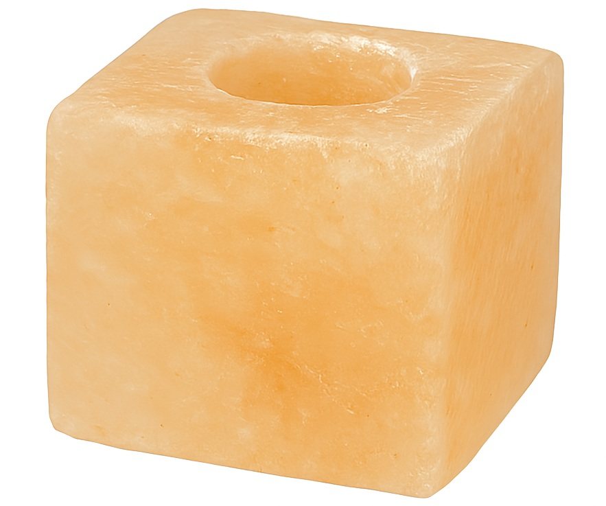 SAUFLEX HIMALAYA SALT CANDLE HOLDER SQUARE 1-1,5 KG