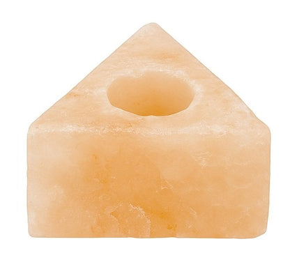 SAUFLEX HIMALAYA SALT CANDLE HOLDER TRIANGLE 1-1,5 KG