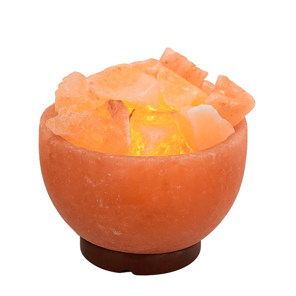 SAUFLEX HIMALAYA SALT LAMP BOWL OF FIRE 3-4 KG