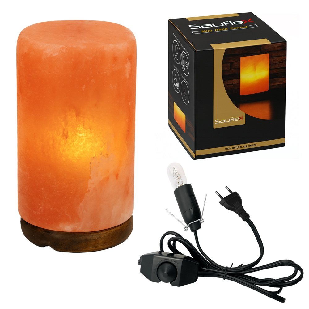 SAUFLEX HIMALAYA SALT LAMP CYLINDER 3-4 KG
