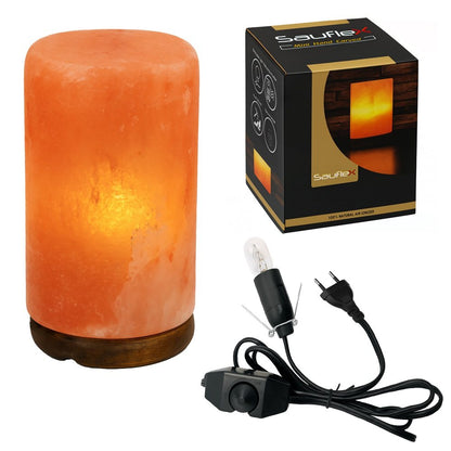 SAUFLEX HIMALAYA SALT LAMP CYLINDER 3-4 KG