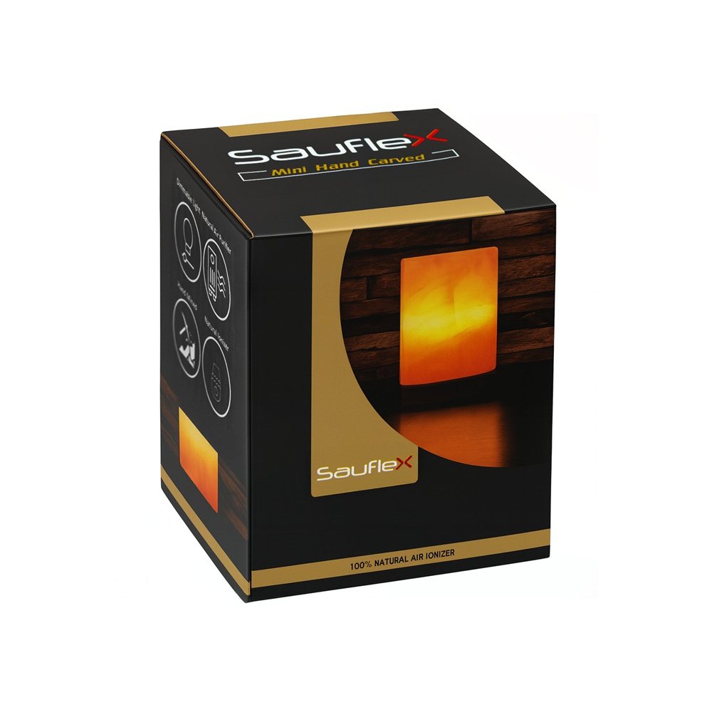 SAUFLEX HIMALAYA SALT LAMP NATURAL SHAPE 1-2 KG, USB
