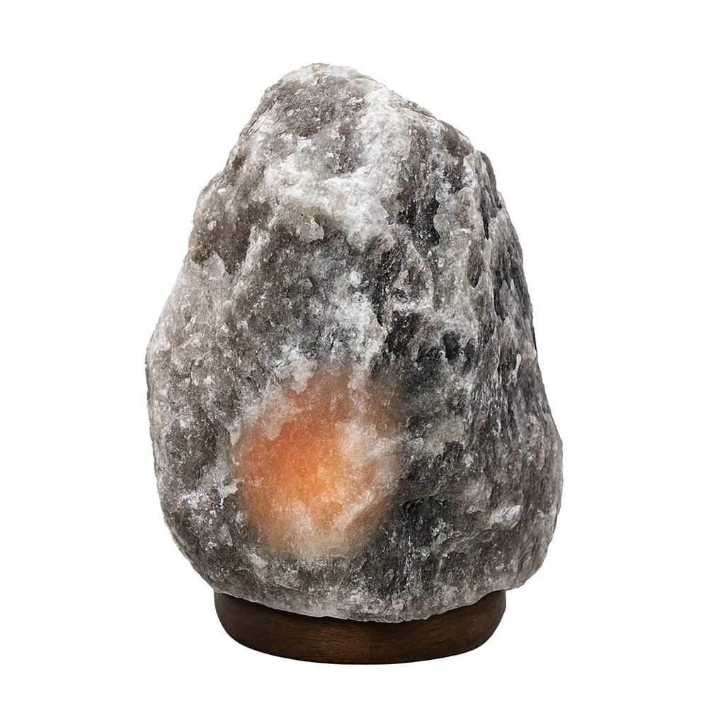 SAUFLEX HIMALAYA SALT LAMP NATURAL SHAPE 5-7 KG, GREY