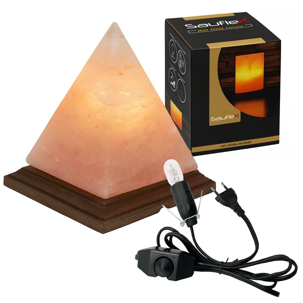 SAUFLEX HIMALAYA SALT LAMP PYRAMID 3-4 KG