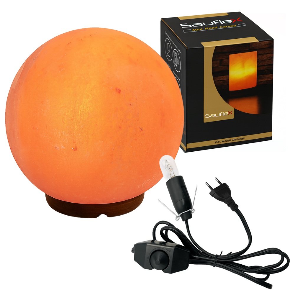 SAUFLEX HIMALAYA SALT LAMP ROUND 3-4 KG