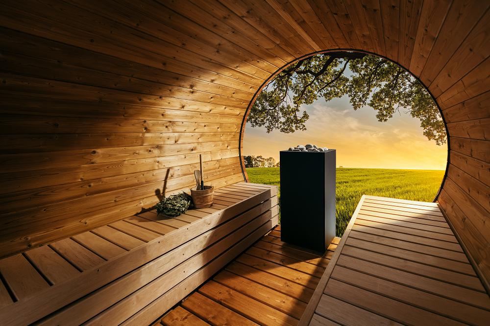 ELECTRIC SAUNA HEATERS CORE BLACK 6kW, WITHOUT CONTROL UNIT
