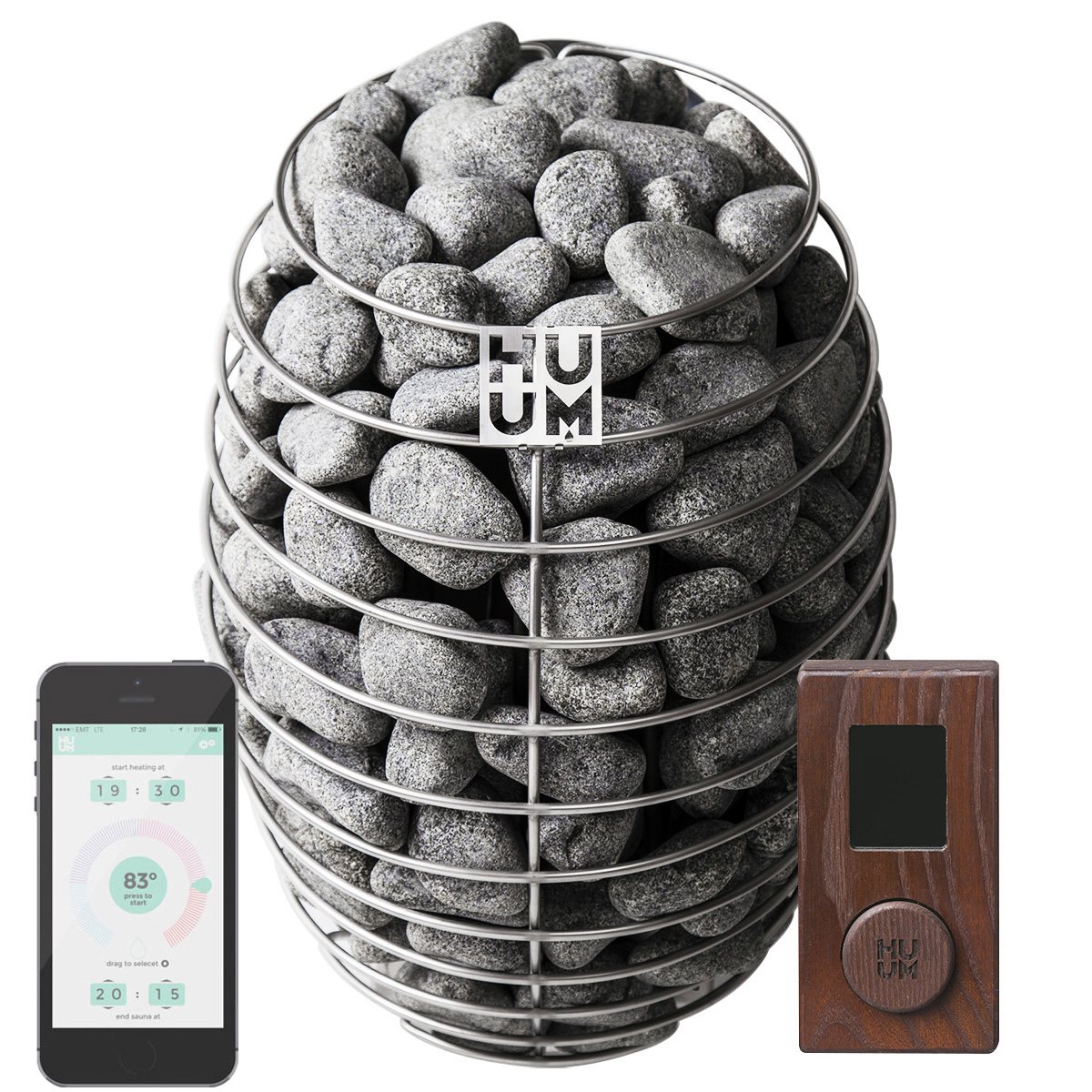 ELECTRIC SAUNA HEATERS HUUM DROP + UKU CONTROL UNIT