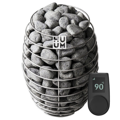 ELECTRIC SAUNA HEATERS HUUM DROP + UKU LOCAL BLACK CONTROL UNIT