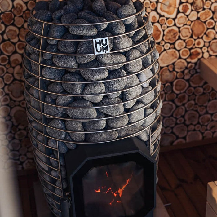 SAUNA WOODBURNING STOVE HUUM HIVE FLOW 9,8kW