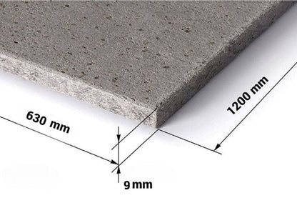 Heat-Resistant Fibre Cement Panel for Sauna 1200x630x9mm