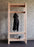 Coat Rack S 800x400x1750mm – Sauna & Home Wooden Hanger Shelf