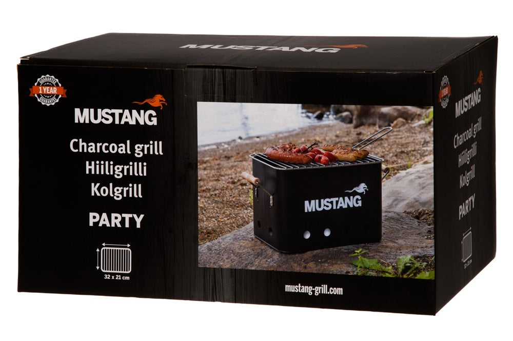 MUSTANG PARTY BARBECUE GRILL 320x210mm