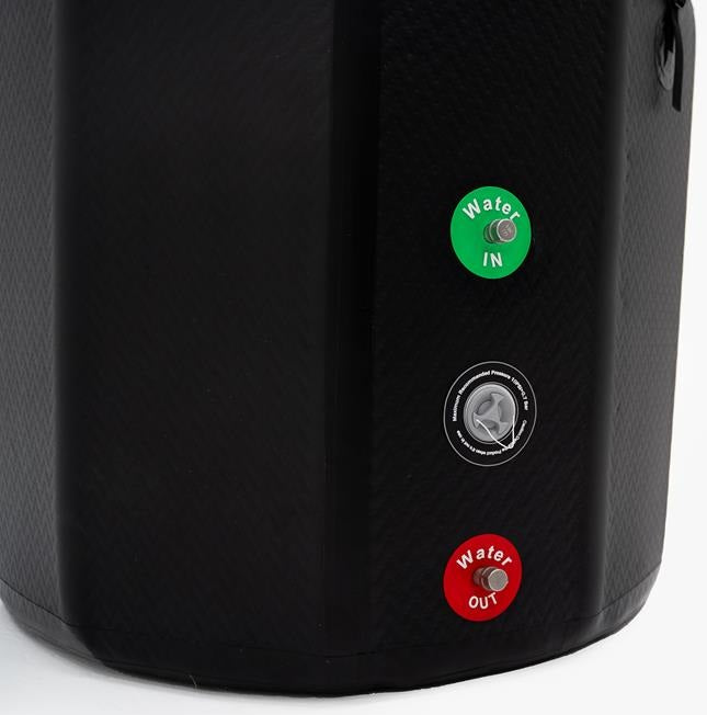 CHILL TUBS - Cold Plunge Bath Essential Pod 498L 1000x900x900mm, Chiller Set