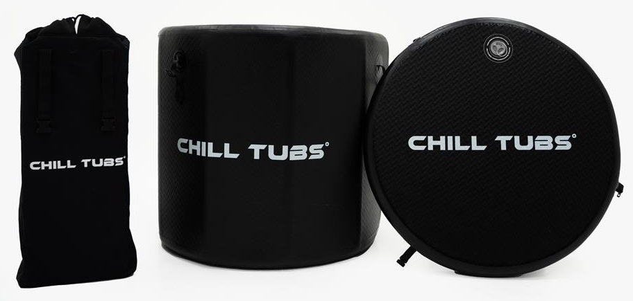 CHILL TUBS - Cold Plunge Bath Essential Pod 498L 1000x900x900mm, Chiller Set