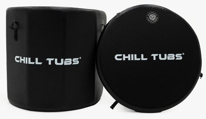CHILL TUBS - Cold Plunge Bath Essential Pod 498L 1000x900x900mm, Chiller Set