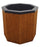Cold Water Barrel Grey, Wooden Casing, 200L
