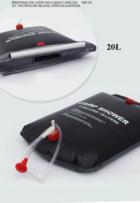 SAUFLEX Outdoor Shower Tent – 160x160x240 cm – Brown