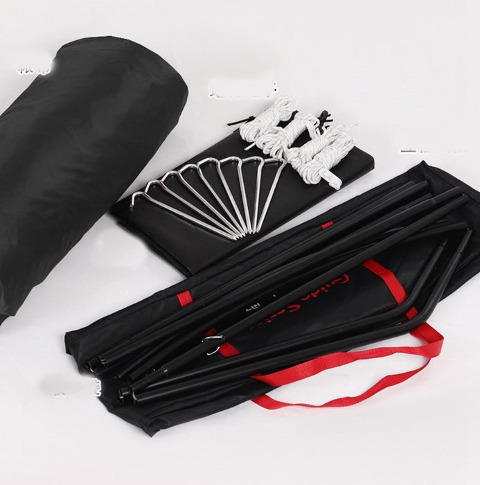 SAUFLEX Outdoor Shower Tent – 160x160x240 cm – Brown