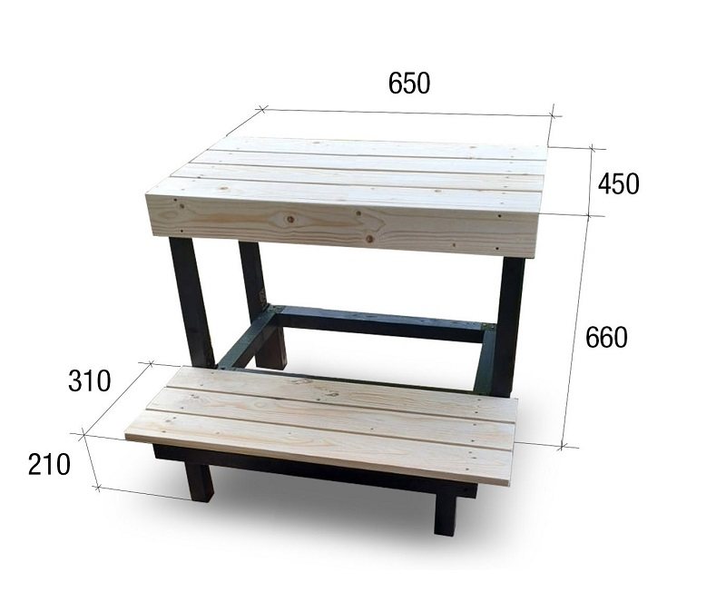 SAUFLEX PREMIUM Travel Set with Stove – 1750x1750x2100mm