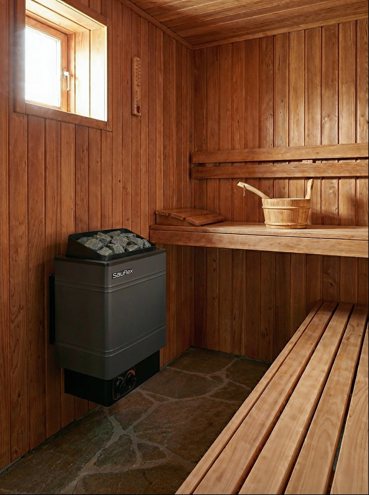 ELECTRIC SAUNA HEATER SAUFLEX CRX-60 6,0kW, WITH BUILT-IN CONTROL