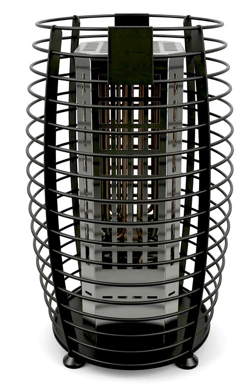 ELECTRIC SAUNA HEATER SAUFLEX KERO SET 9,0kW, BLACK