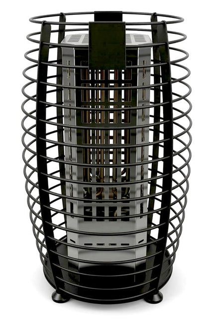ELECTRIC SAUNA HEATER SAUFLEX KERO 9,0kW, BLACK, WITHOUT CONTROL UNIT