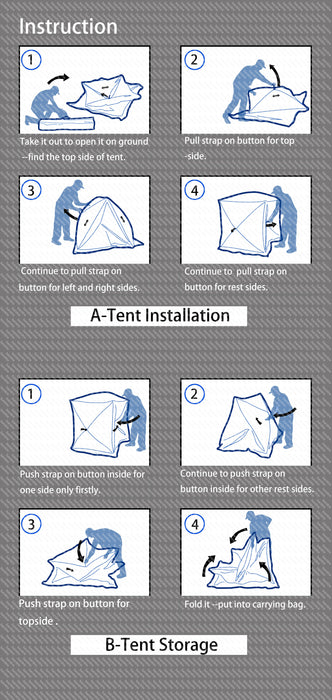 SAUFLEX Outdoor Sauna Tent 200x200x210 cm – Mobile & Easy Assembly