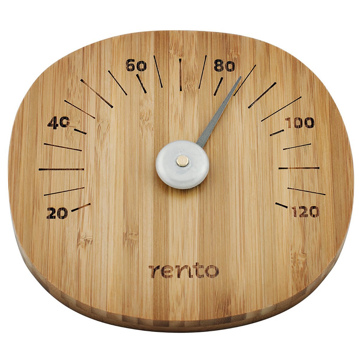 RENTO HEAT-TREATED BAMBOO BUCKET, LADLE AND THERMOMETER SET