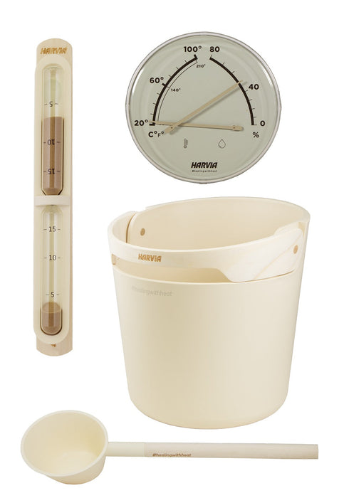 HARVIA HELMI, Accessories set, ivory, SA010V