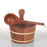 Sauflex 4L wooden bucket and 36cm ladle, cedar