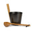 Sauflex 4L wooden bucket and 36cm ladle, cedar