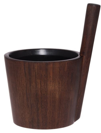 RENTO BUCKET, DARK BAMBOO, BLACK INSERT, 5,0L