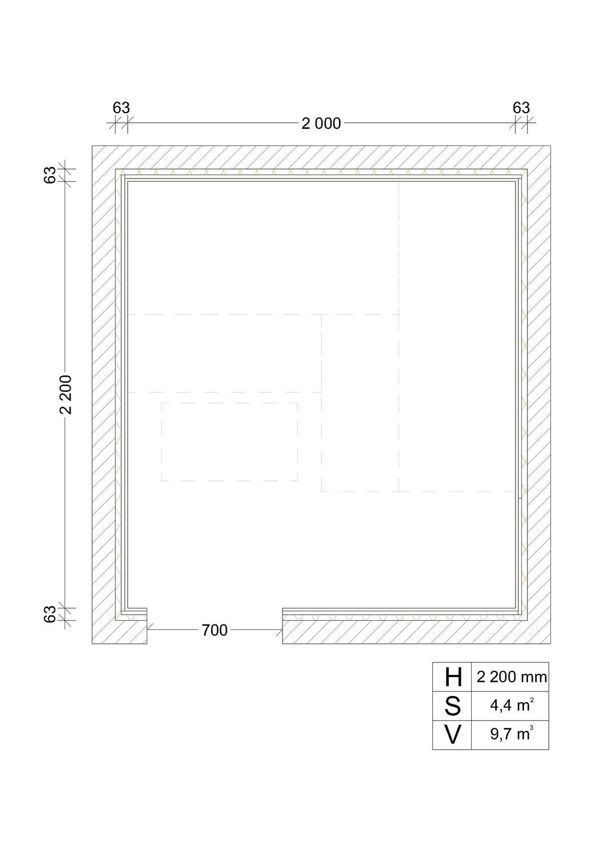 Building Kit 2 - Sauna Optimal, Alder