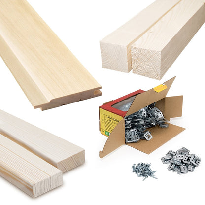 Building Kit 2 - Sauna Optimal, Aspen