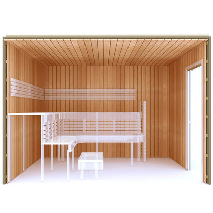 Building Kit 2 - Sauna Premium, Alder