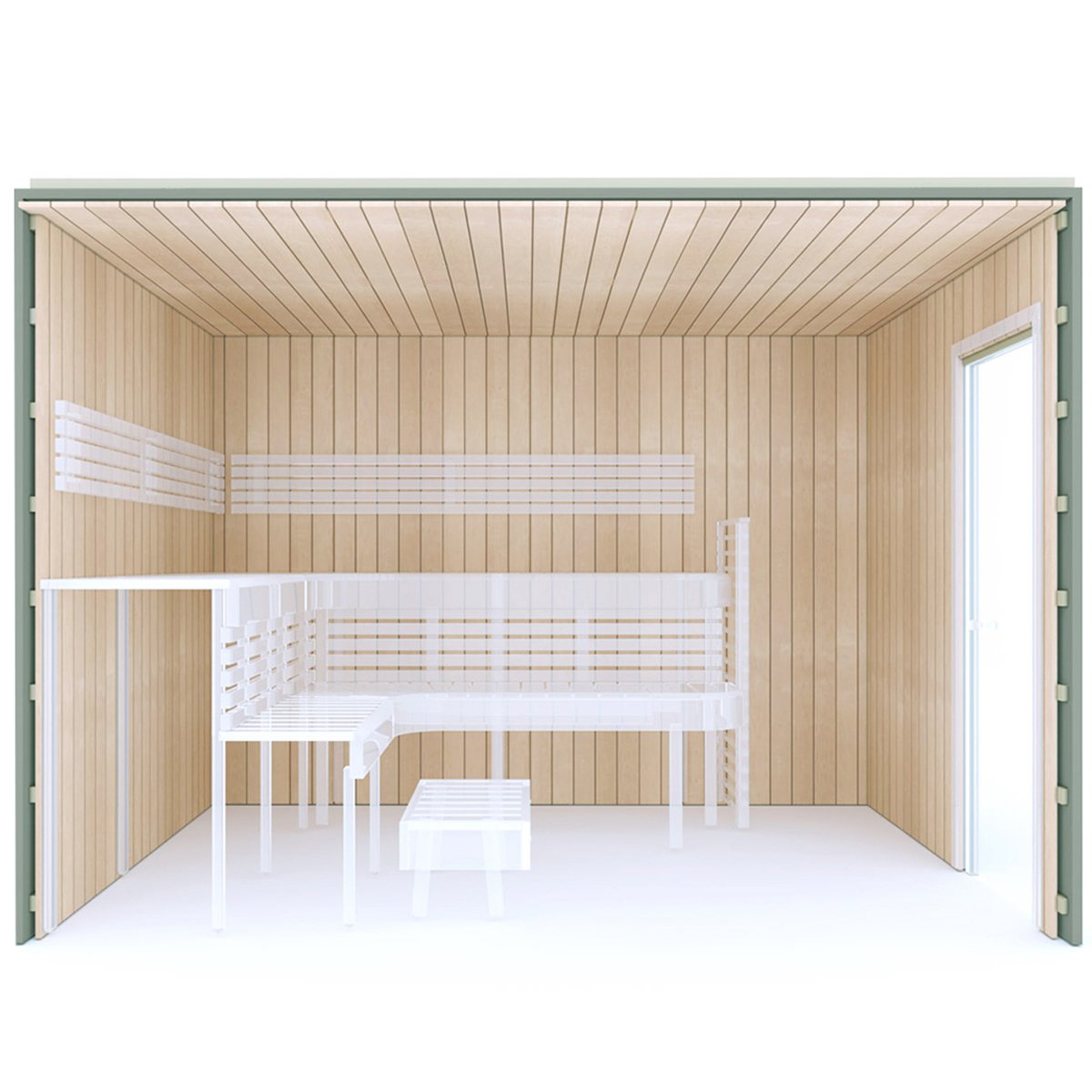 BUILDING KIT 2 - SAUNA PREMIUM, ASPEN