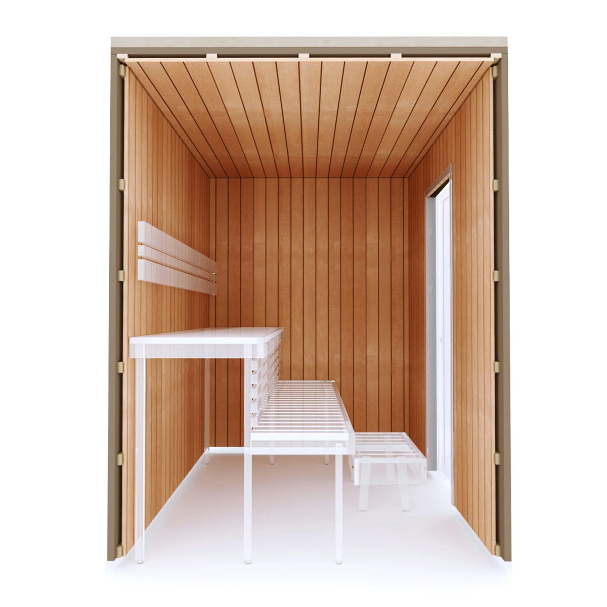 Building Kit 2 - Sauna Standard, Alder