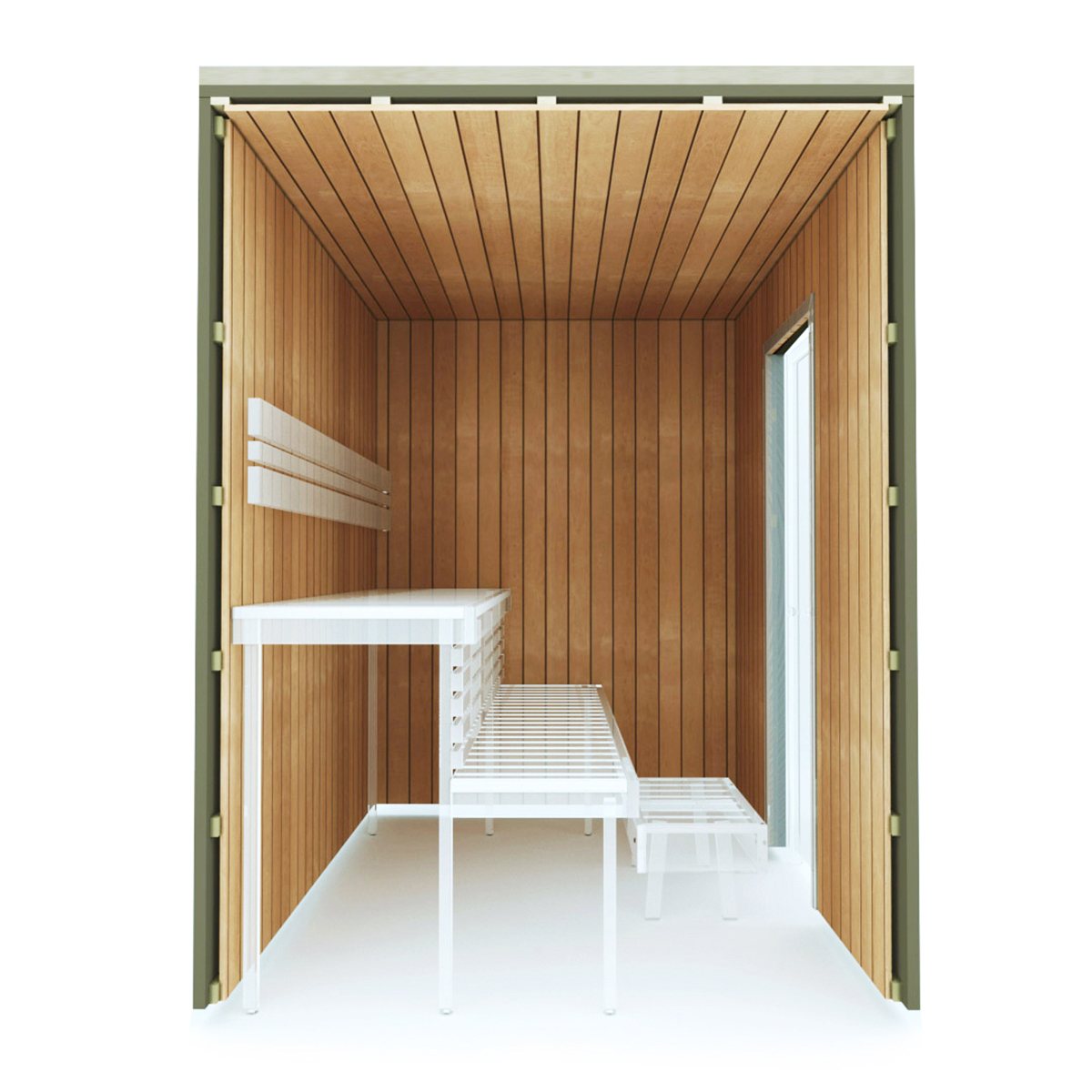 Building Kit 2 - Sauna Standard, Thermo-Aspen