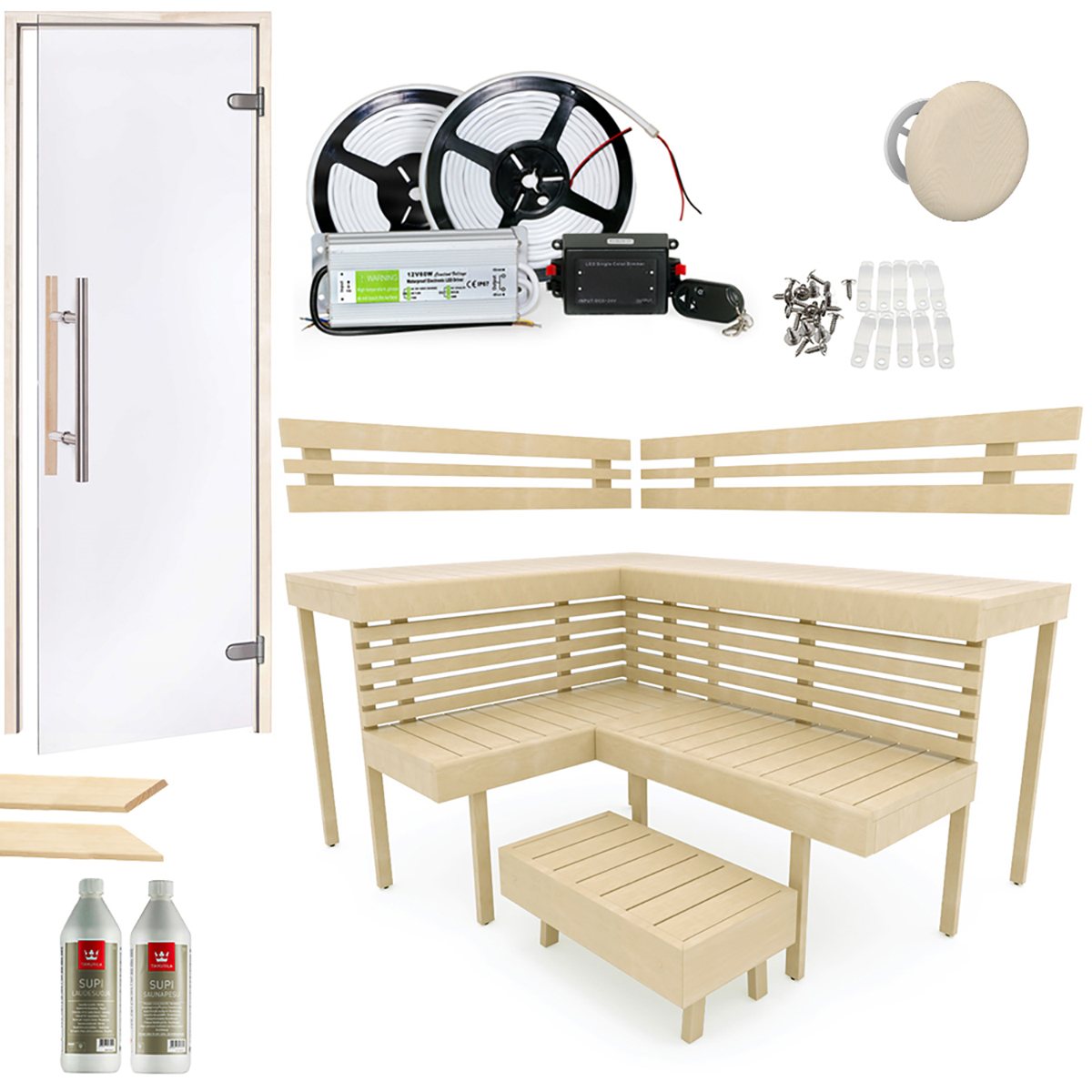 BUILDING KIT - SAUNA OPTIMAL, ASPEN